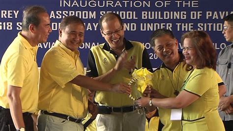 Inauguration of School Building in Pavia National High School and .